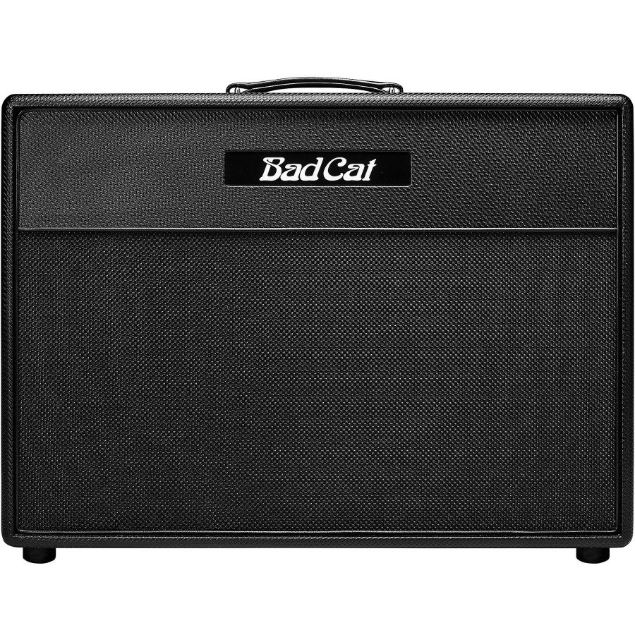 Amps & Effects Bad Cat Cabinets | Bad Cat Lynx 2X12 Guitar Speaker Cabinet Black