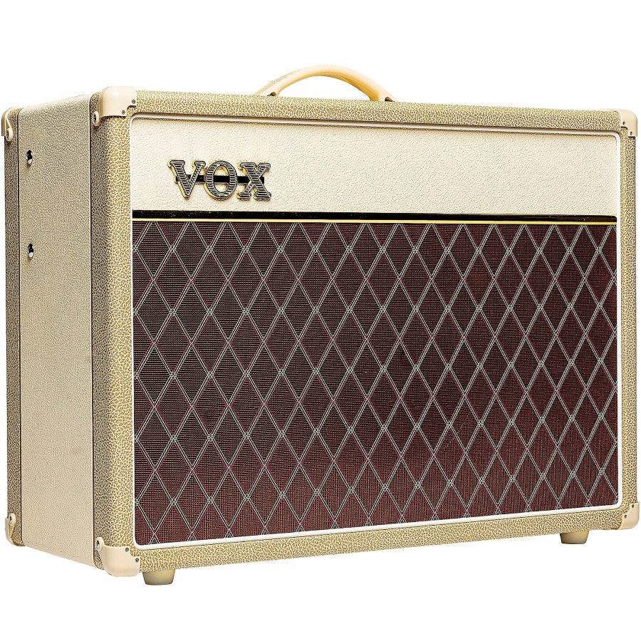 Amps & Effects VOX Combo Amps | Vox Limited-Edition Ac15 15W 1X12 Creamback Combo Guitar Amp Tan On Tan