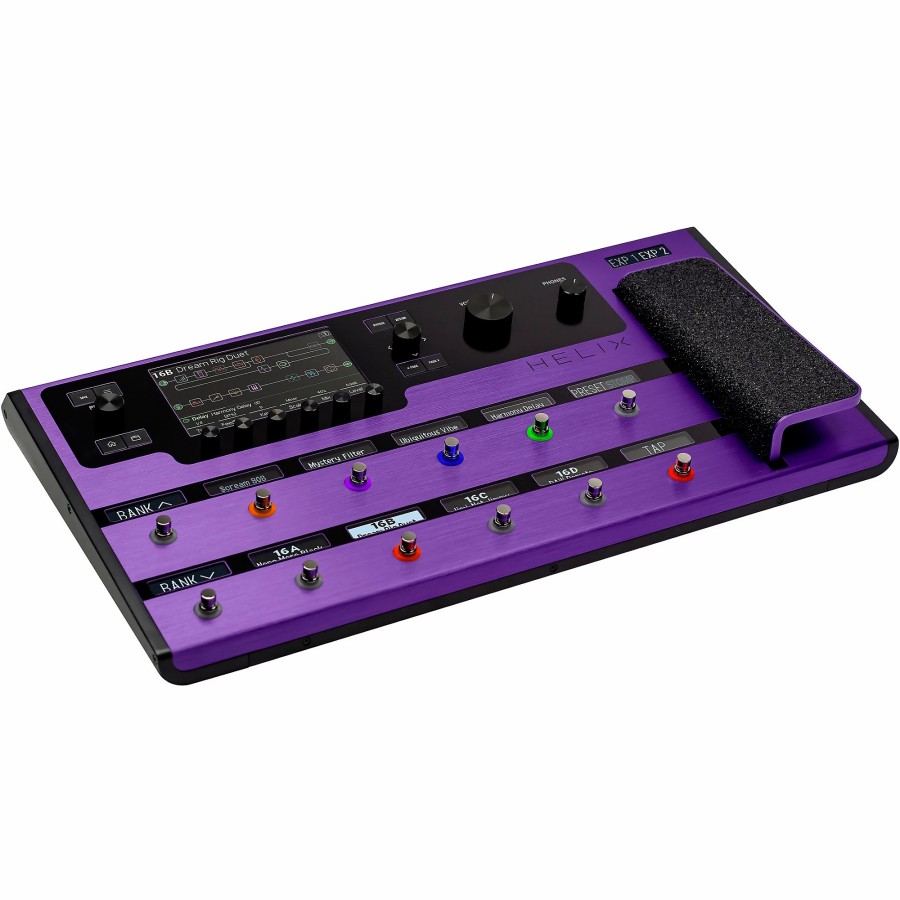 Guitars Line 6 Effects | Line 6 Helix Limited-Edition Multi-Effects Guitar Pedal Purple