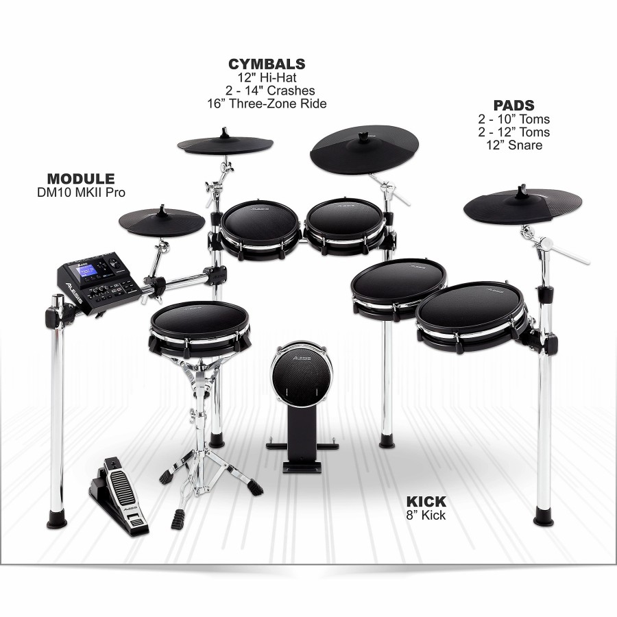 Drums Alesis Electronic Drum Sets | Alesis Dm10 Mkii Pro Kit