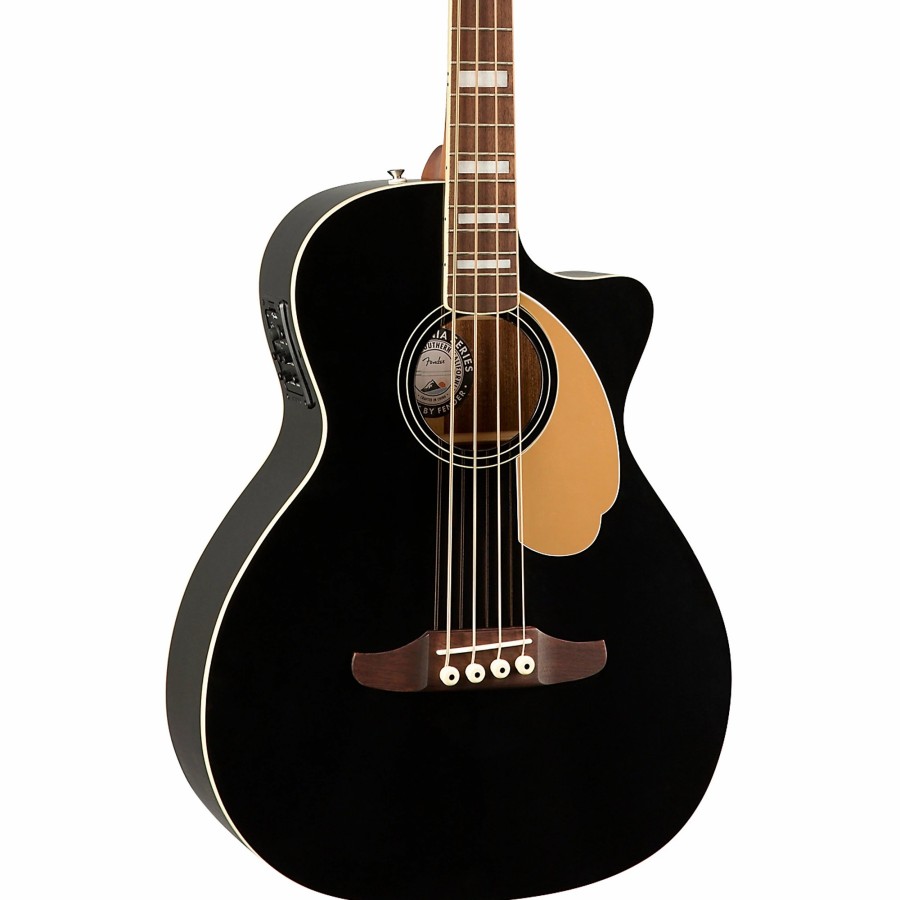 Basses Fender Fretted | Fender Kingman V2 Acoustic-Electric Bass Black