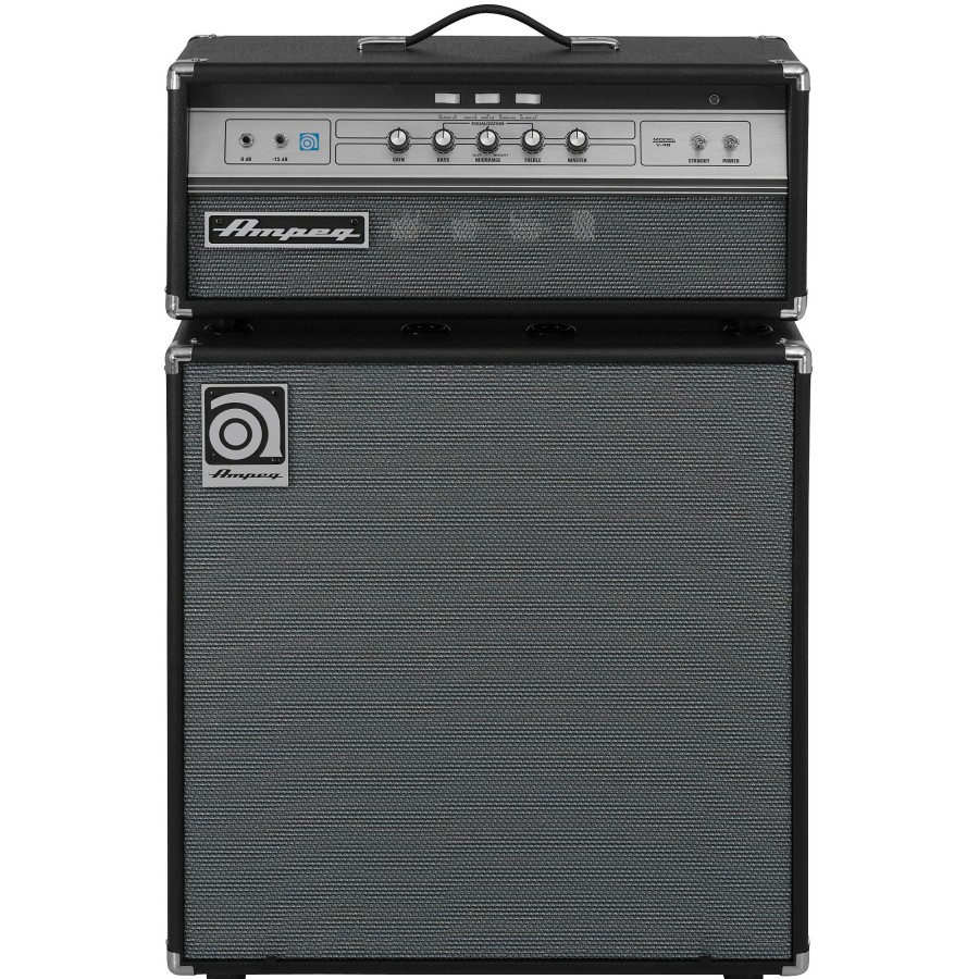 Amps & Effects Ampeg Amp Stacks | Ampeg V-4B 100W All-Tube Head And Svt-212Av 2X12 Bass Stack