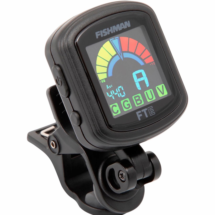 Accessories Fishman | Fishman Ft-E Clip-On Tuner Black