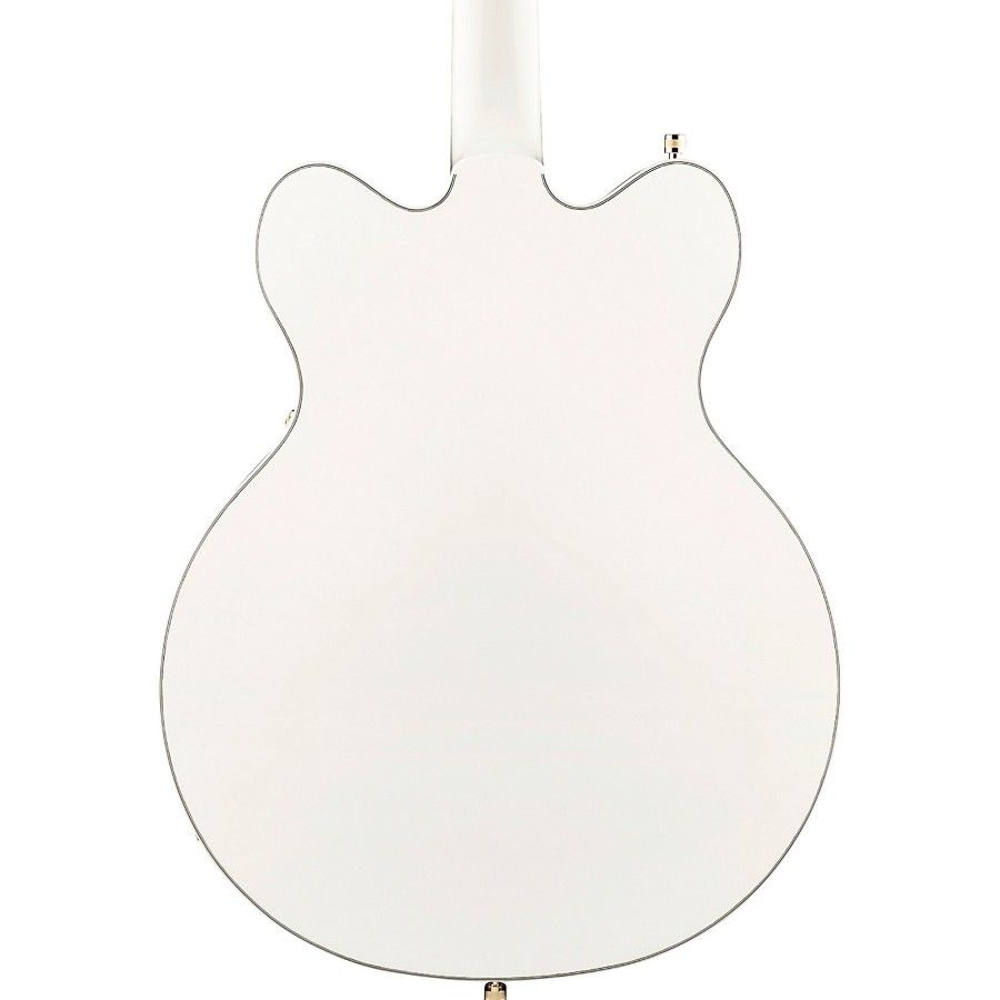 Guitars Gretsch Guitars Hollow & Semi-Hollow Body | Gretsch Guitars G5422Tg Electromatic Classic Hollowbody Double-Cut With Bigsby And Gold Hardware Electric Guitar Snow Crest White