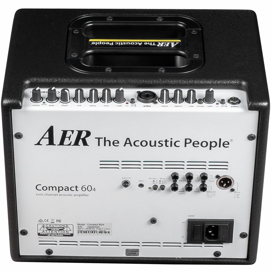 Amps & Effects AER Combo Amps | Aer Compact 60/4 60W 1X8 Acoustic Guitar Combo Amp Black