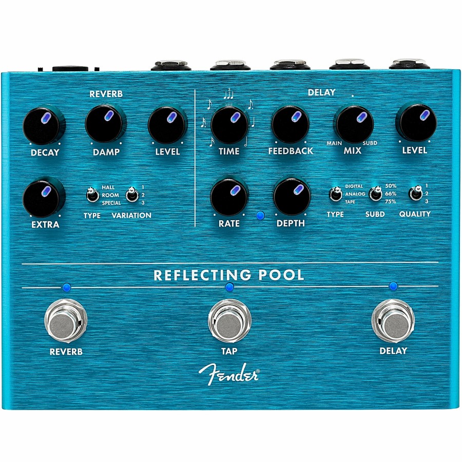 Amps & Effects Fender Delay & Reverb | Fender Reflecting Pool Delay & Reverb Effects Pedal