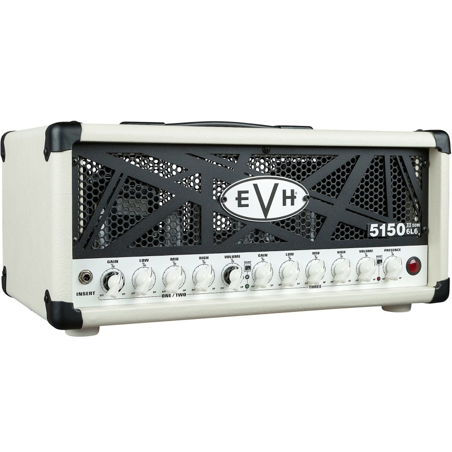 Amps & Effects EVH Heads | Evh 5150Iii 50W 6L6 Tube Guitar Amp Head Ivory