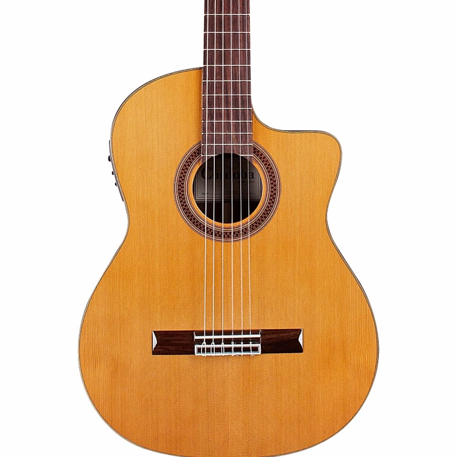 Guitars Cordoba | Cordoba C7-Ce Cd Classical Nylon Acoustic-Electric Guitar Natural