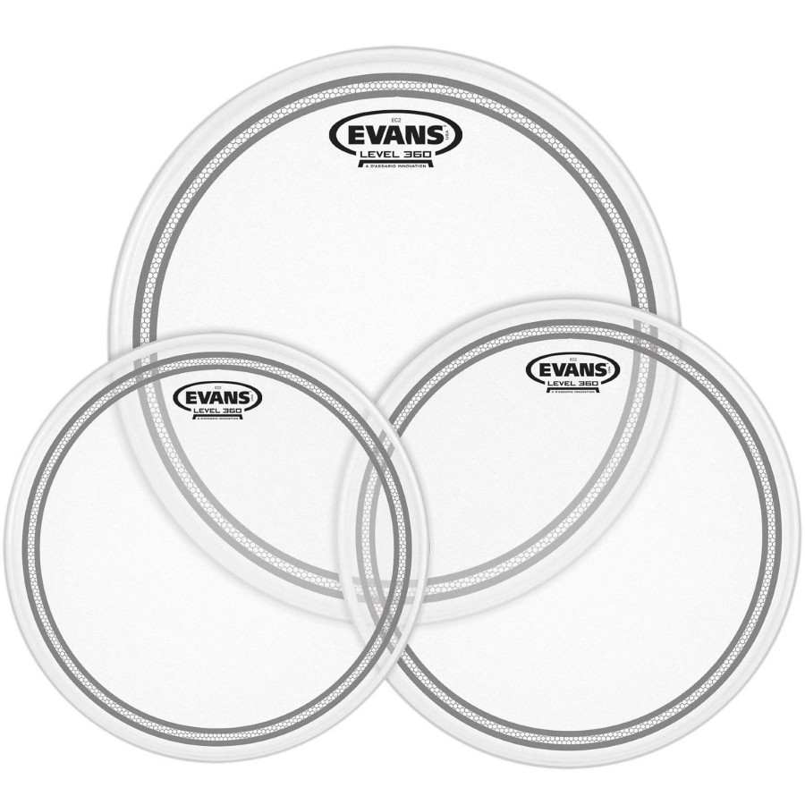 Drums Evans | Evans Ec2 Sst Coated Drumhead Pack Rock - 10/12/16