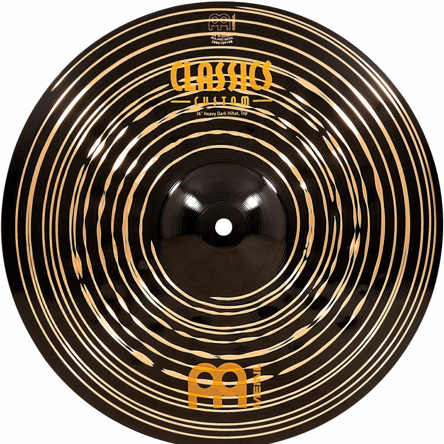 Drums MEINL Hi-Hat Cymbals | Meinl Classics Custom Dark Heavy Hi-Hat Cymbal Pair 14 In.