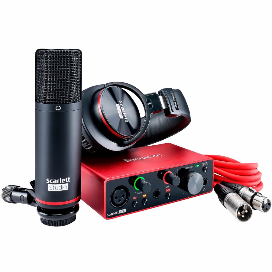 Recording Focusrite | Focusrite Scarlett Solo Studio Pack (Gen 3)