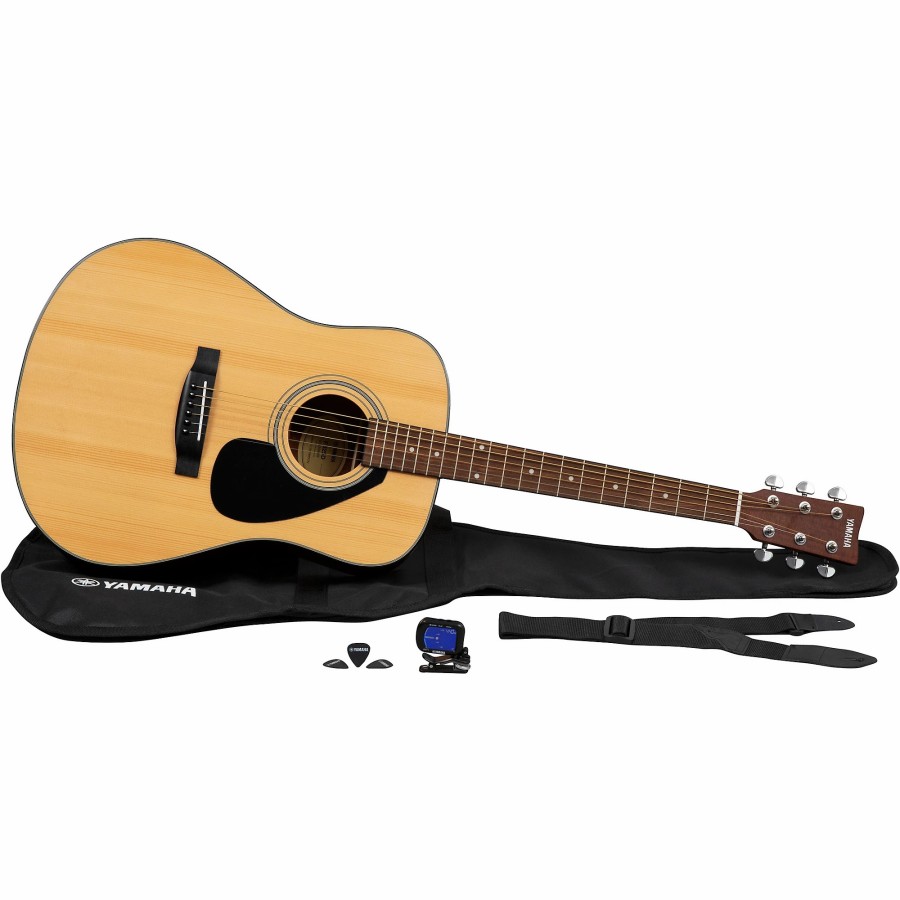 Guitars Yamaha 6-String | Yamaha Gigmaker Acoustic Guitar Pack Natural