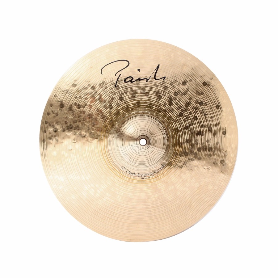 Drums Paiste Crash Cymbals | Paiste Signature Series Dark Mki Energy Crash Cymbal 17 In.