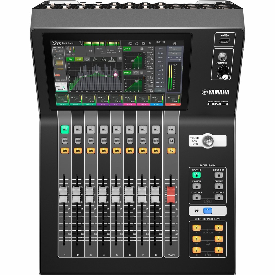 Recording Yamaha | Yamaha Dm3-D Professional 22-Channel Ultracompact Digital Mixer With Dante