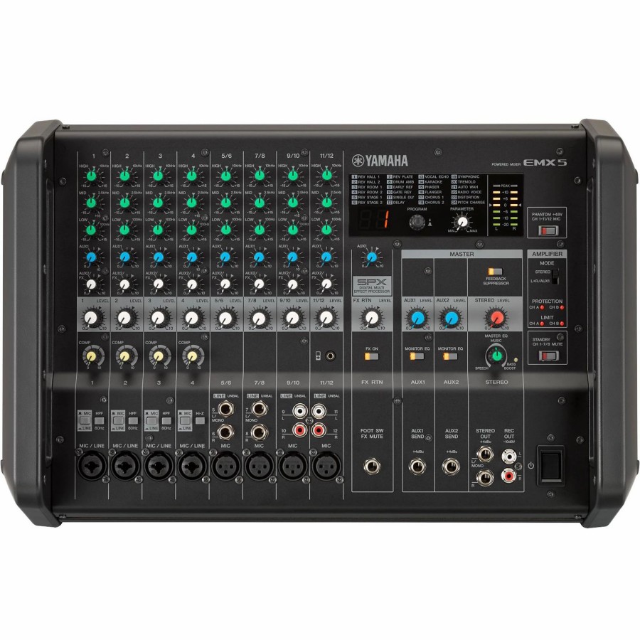 Recording Yamaha | Yamaha Emx5 12-Input Powered Mixer With Dual 630W Amp