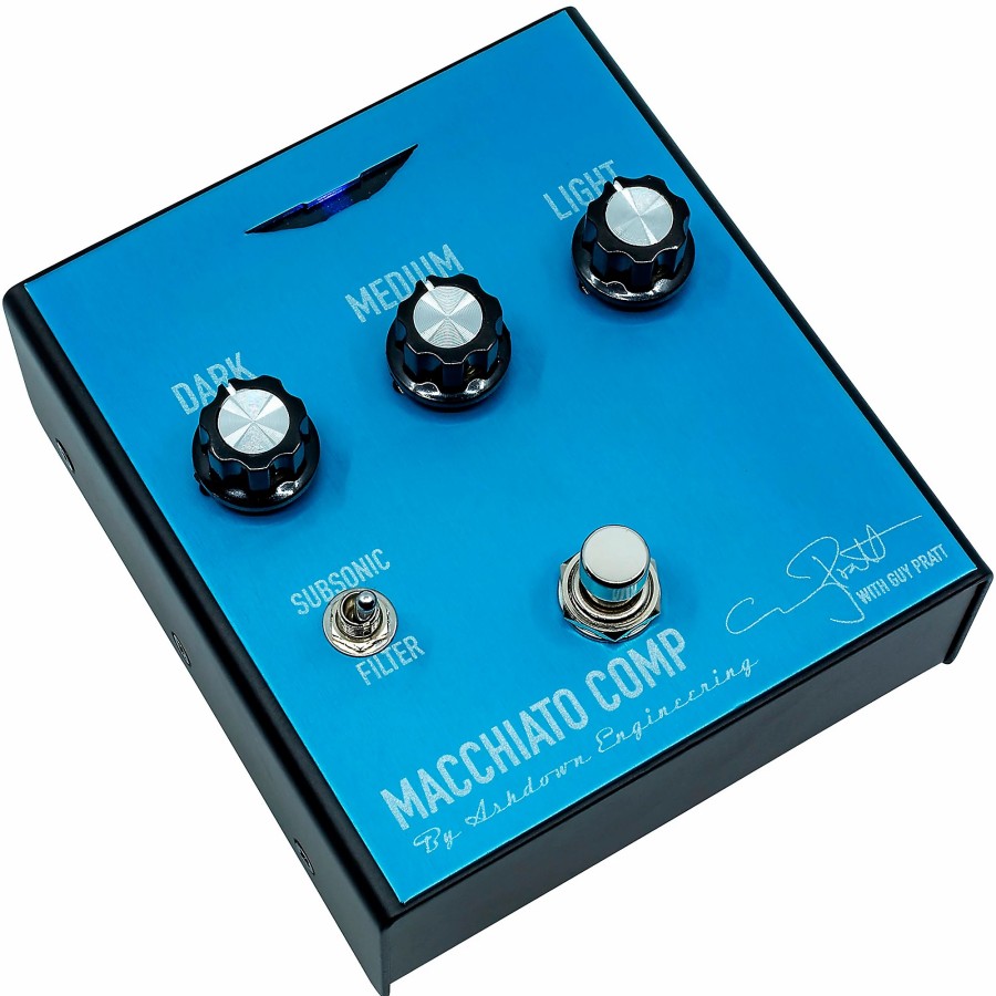 Basses Ashdown Bass Effects | Ashdown Guy Pratt Signature Tri Band Compressor Effects Pedal Blue