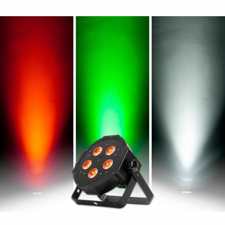 Lighting American DJ | American Dj Meg600 Mega Hex Par Rgbaw+Uv Led Light Black