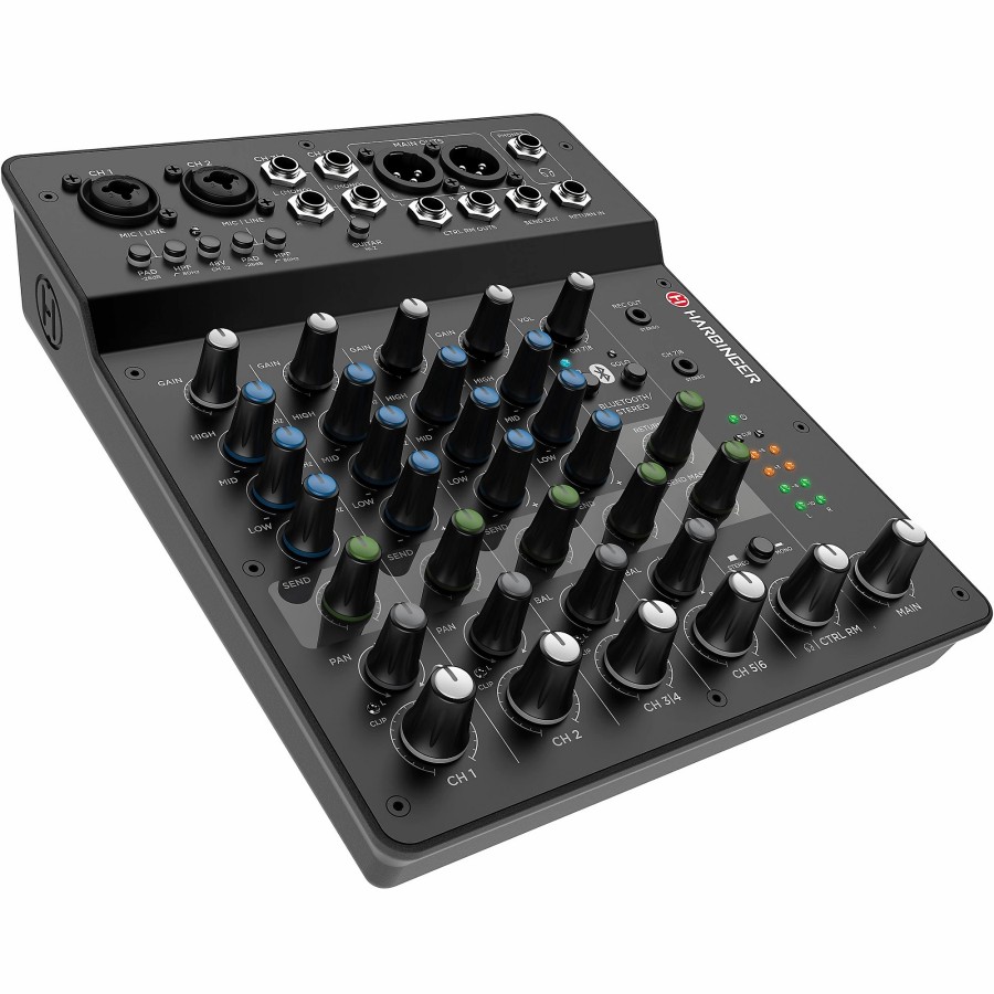 Recording Harbinger | Harbinger Lv8 8-Channel Analog Mixer With Bluetooth