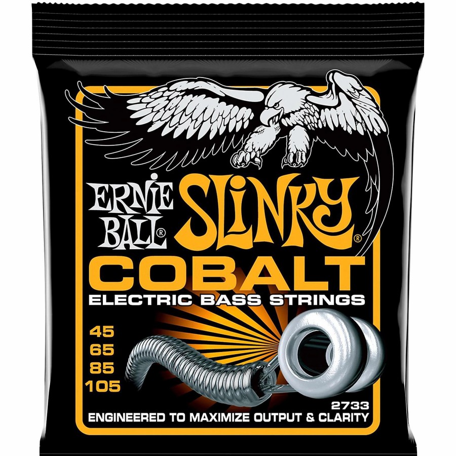 Basses Ernie Ball Bass Guitar Strings | Ernie Ball 2733 Cobalt Hybrid Slinky Electric Bass Strings