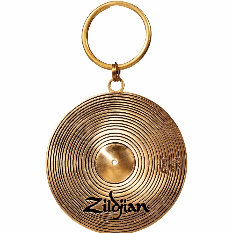 Accessories Zildjian | Zildjian Cymbal Keychain Gold