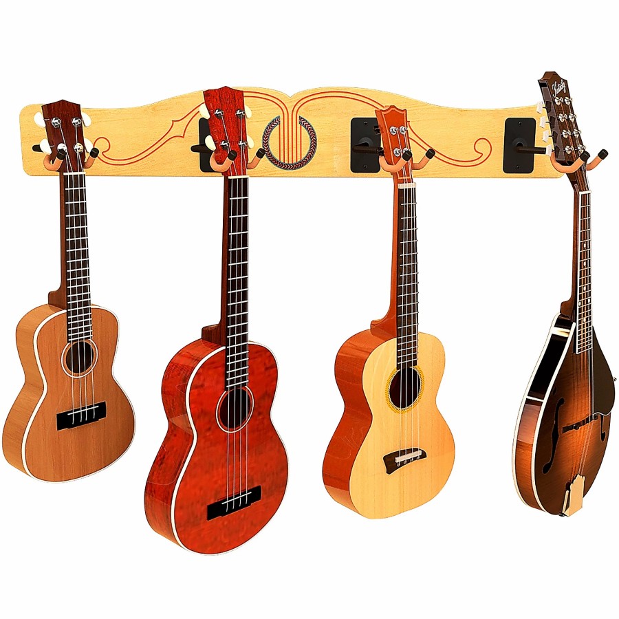 Guitars Au0026S Crafted Products Guitar Stands | A&S Crafted Products Pro-File Wall Mounted Ukulele & Mandolin Hanger