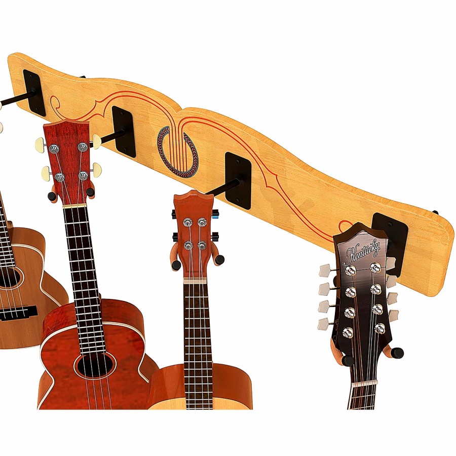 Guitars Au0026S Crafted Products Guitar Stands | A&S Crafted Products Pro-File Wall Mounted Ukulele & Mandolin Hanger