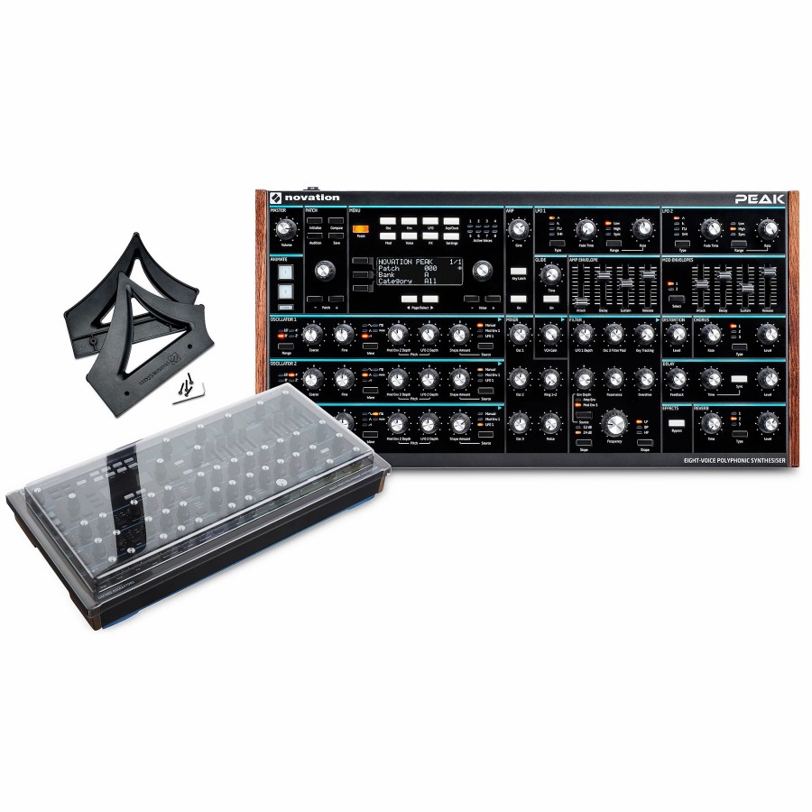 Keyboards & Midi Novation | Novation Peak Desktop Synthesizer With Decksaver Cover And Stand