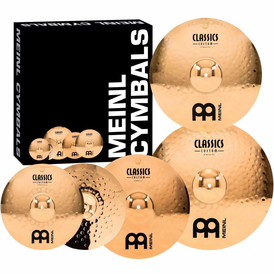 Drums MEINL Cymbal Packs | Meinl Classics Custom Medium Cymbal Set