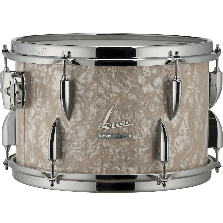 Drums SONOR Mounted Toms | Sonor Vintage Series Tom 10 X 8 In. Vintage Pearl