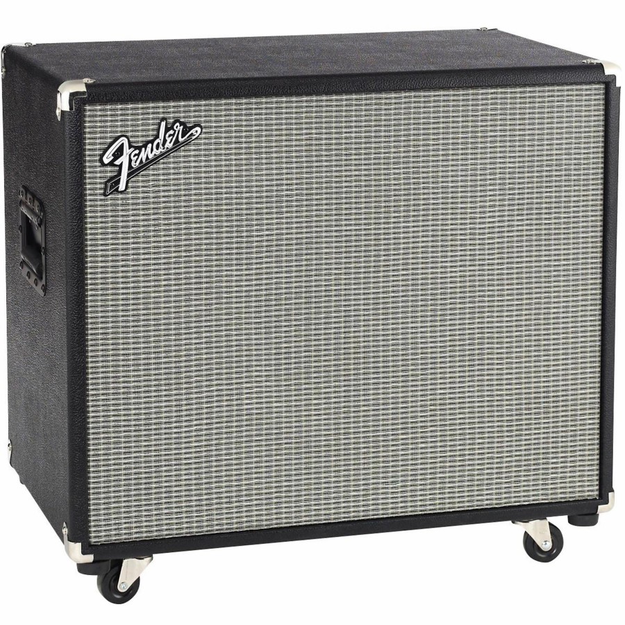 Amps & Effects Fender Cabinets | Fender Bassman Pro 115 1X15 Neo Bass Speaker Cabinet Black