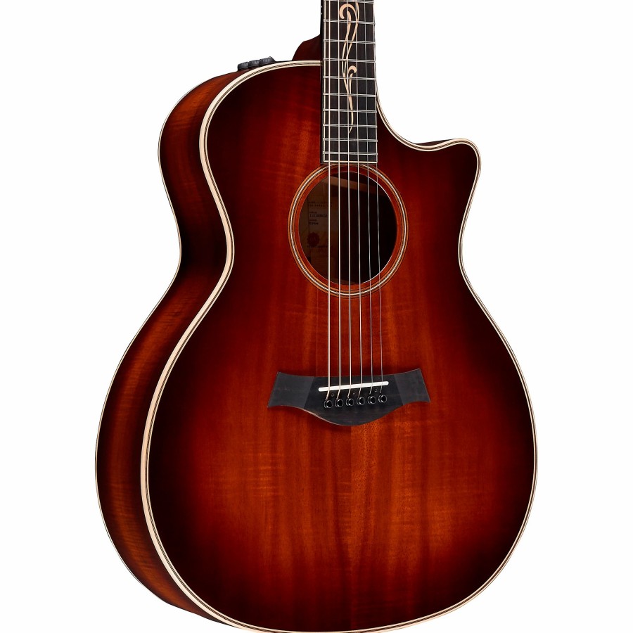 Guitars Taylor Taylor | Taylor K24Ce V-Class Grand Auditorium Acoustic-Electric Guitar Shaded Edge Burst