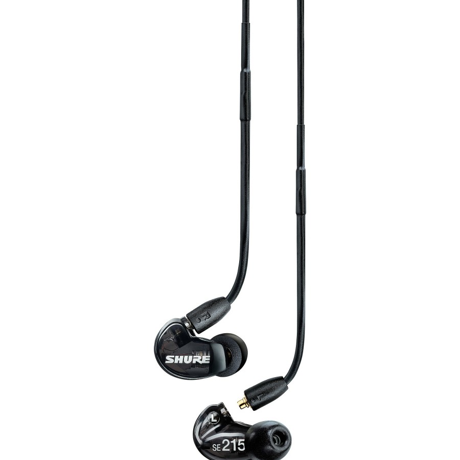 Recording Shure | Shure Se215 Dynamic Microdriver Earphones Black