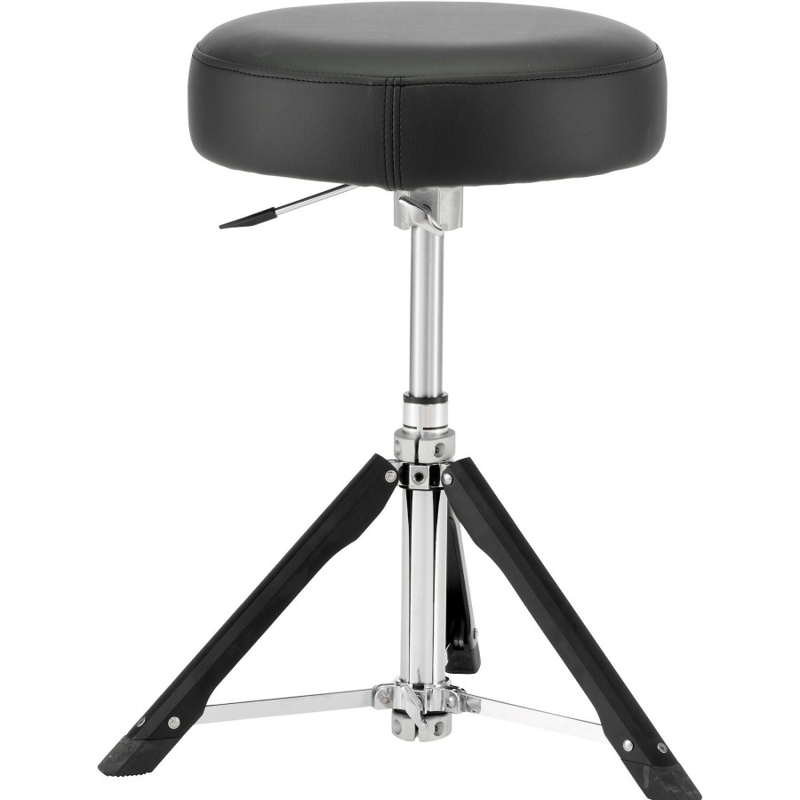 Drums Pearl | Pearl Roadster D1500Rgl Round Multi-Core Gas Lift Throne Black