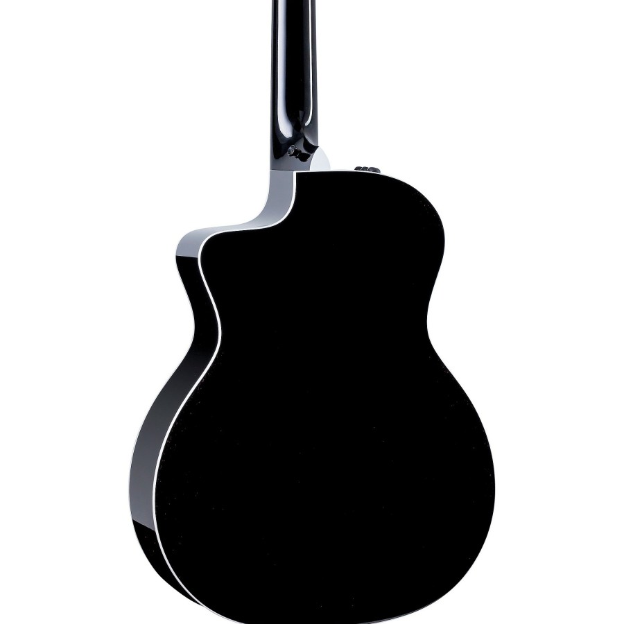 Guitars Taylor | Taylor 214Ce-N Dlx Special Edition Grand Auditorium Nylon-String Acoustic-Electric Guitar Black