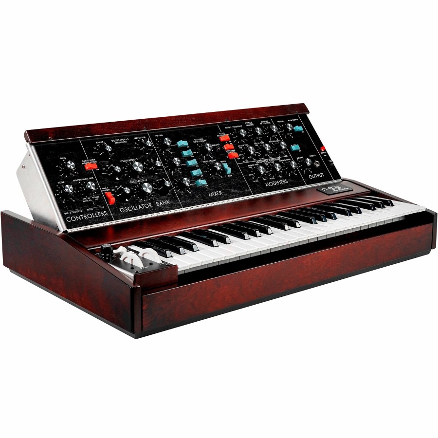 Keyboards & Midi Moog Synthesizers | Moog Minimoog Model D Monophonic Analog Synthesizer Dark Cherry