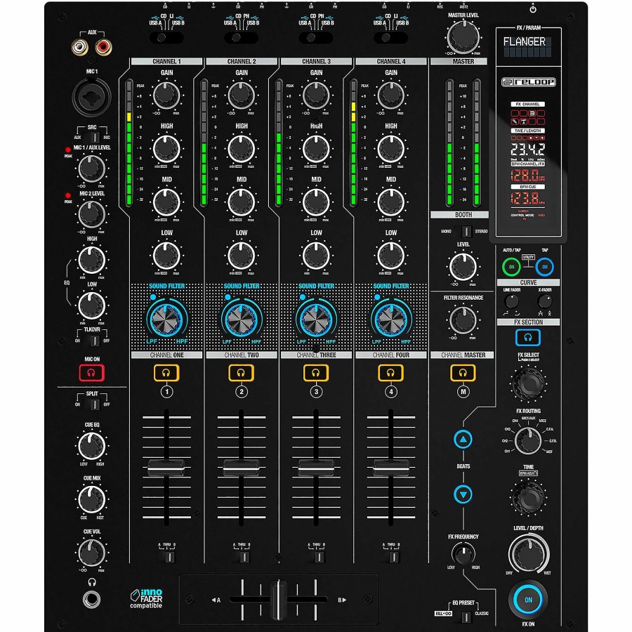 Dj Equipment Reloop | Reloop Rmx-95 4+1-Channel Club Mixer