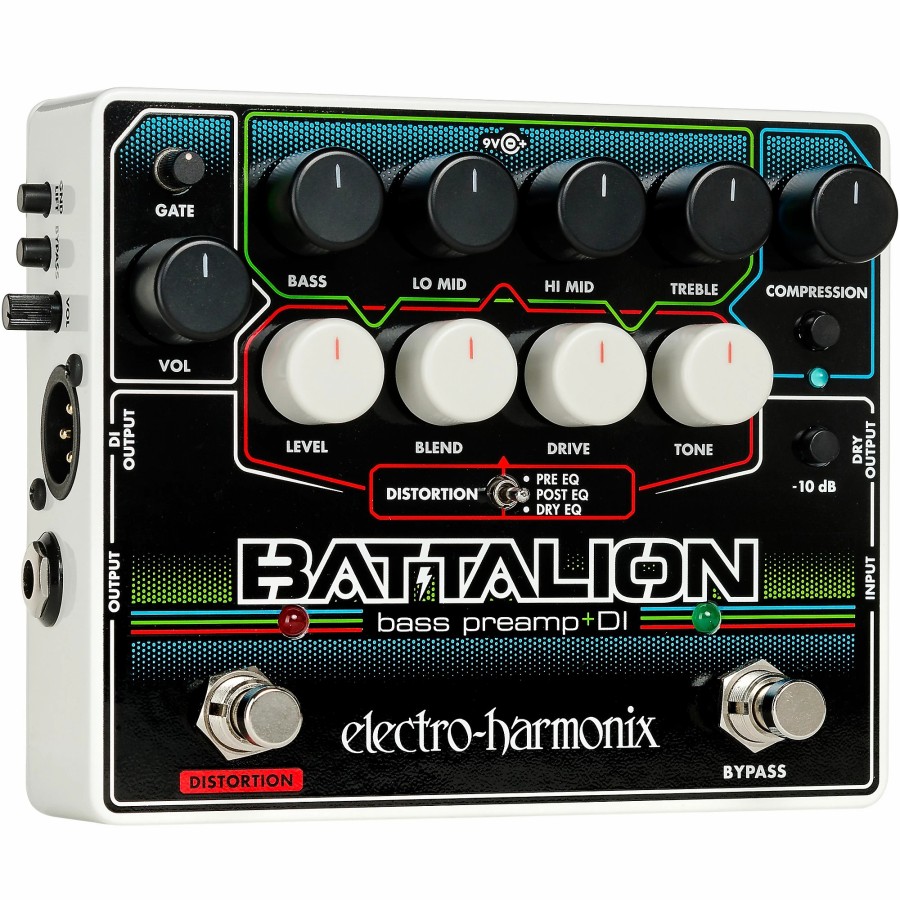 Basses Electro-Harmonix Bass Effects | Electro-Harmonix Battalion Bass Preamp And Di Pedal