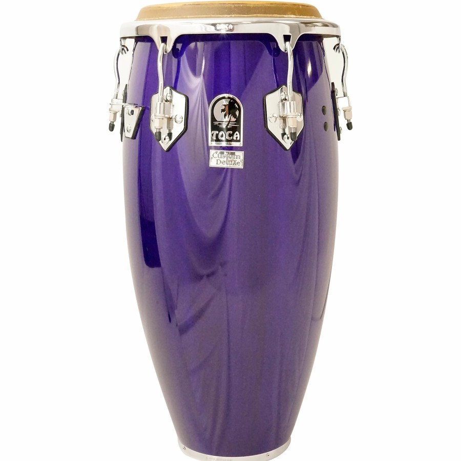 Drums Toca | Toca Custom Deluxe Wood Shell Congas 12.50 In. Purple