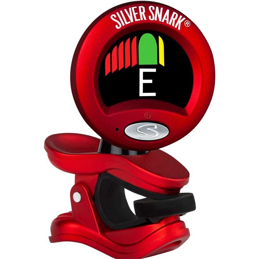 Accessories Snark | Snark Red Silver Snark Clip-On Tuner