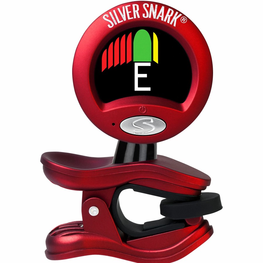 Accessories Snark | Snark Red Silver Snark Clip-On Tuner