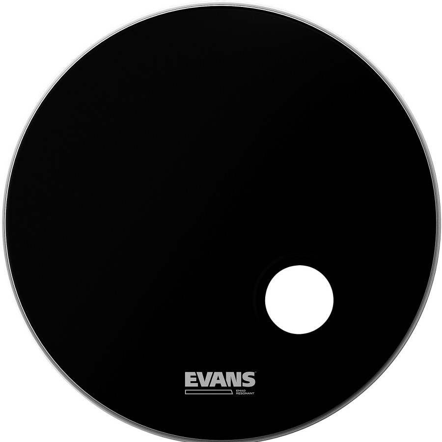 Drums Evans | Evans Emad Resonant Bass Drum Head Black 22 In.