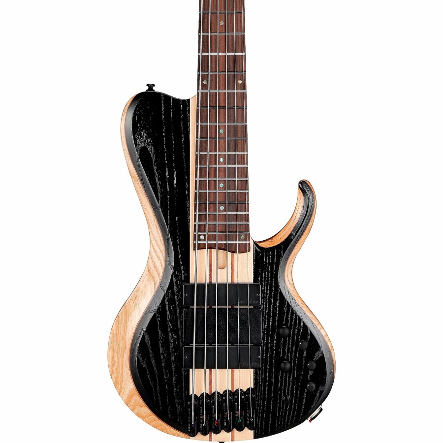 Basses Ibanez 6+ String | Ibanez Btb866Sc 6-String Electric Bass Weathered Black Low Gloss