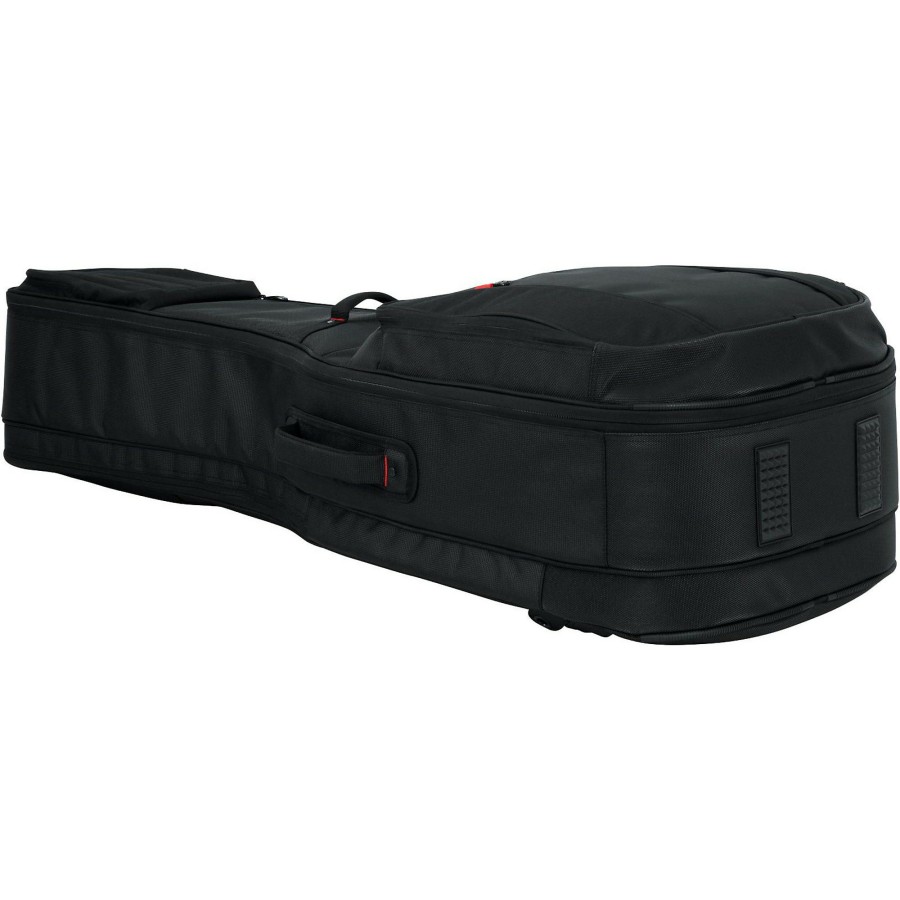 Guitars Gator Cases & Gig Bags | Gator Pro-Go Acoustic/Electric Double Gig Bag Black