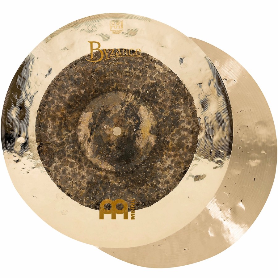 Drums MEINL Hi-Hat Cymbals | Meinl Byzance Extra Dry Dual Hi-Hat Cymbal Pair 15 In.