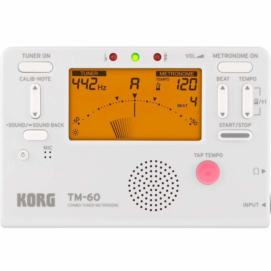 Accessories KORG | Korg Tm-60 Tuner Metronome White