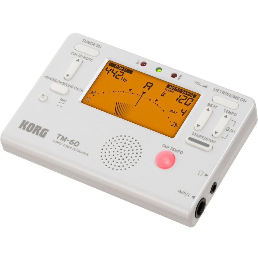 Accessories KORG | Korg Tm-60 Tuner Metronome White