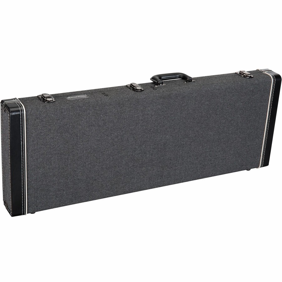 Guitars Road Runner Cases & Gig Bags | Road Runner Rrbtwe Boulevard Series Wood Electric Guitar Case Black Tweed