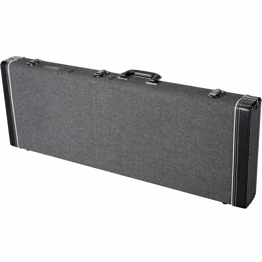 Guitars Road Runner Cases & Gig Bags | Road Runner Rrbtwe Boulevard Series Wood Electric Guitar Case Black Tweed