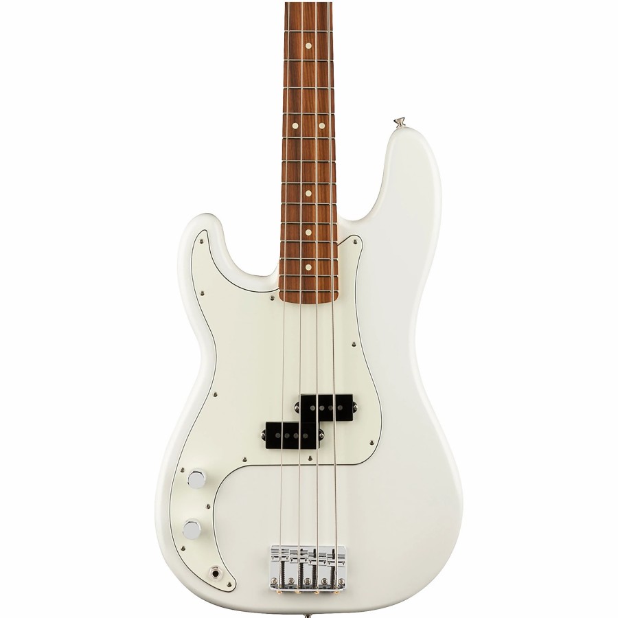 Basses Fender Left-Handed | Fender Player Precision Bass Pau Ferro Fingerboard Left-Handed Polar White