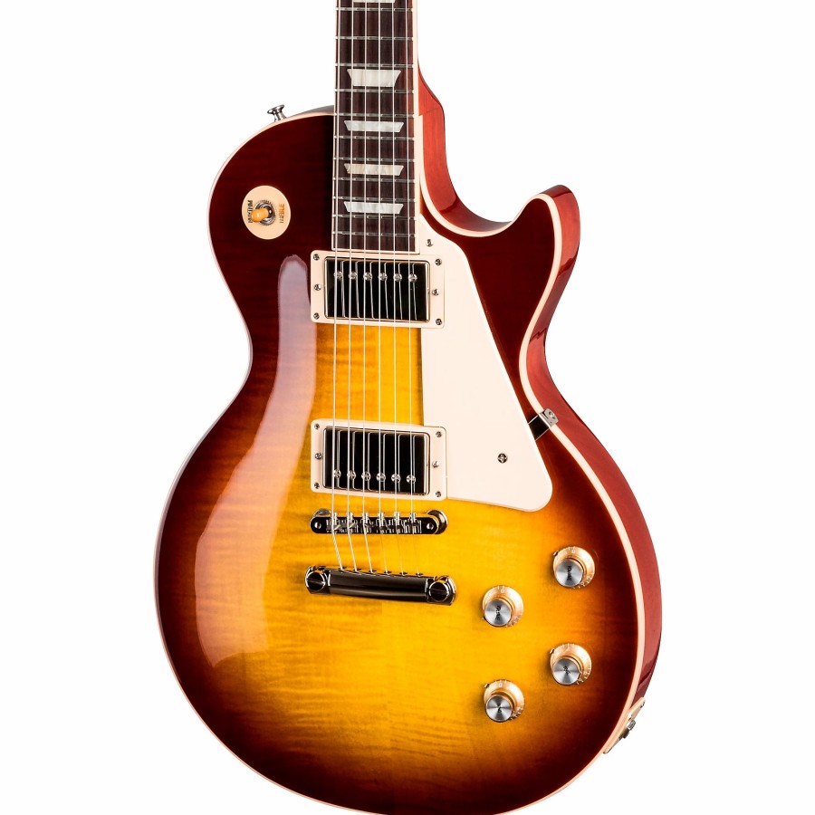 Guitars Gibson Solid Body | Gibson Les Paul Standard '60S Figured Top Electric Guitar Iced Tea